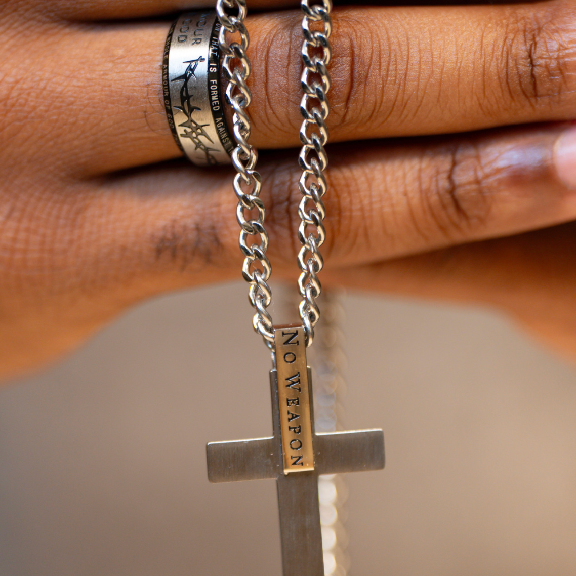 No Weapons Men Necklace