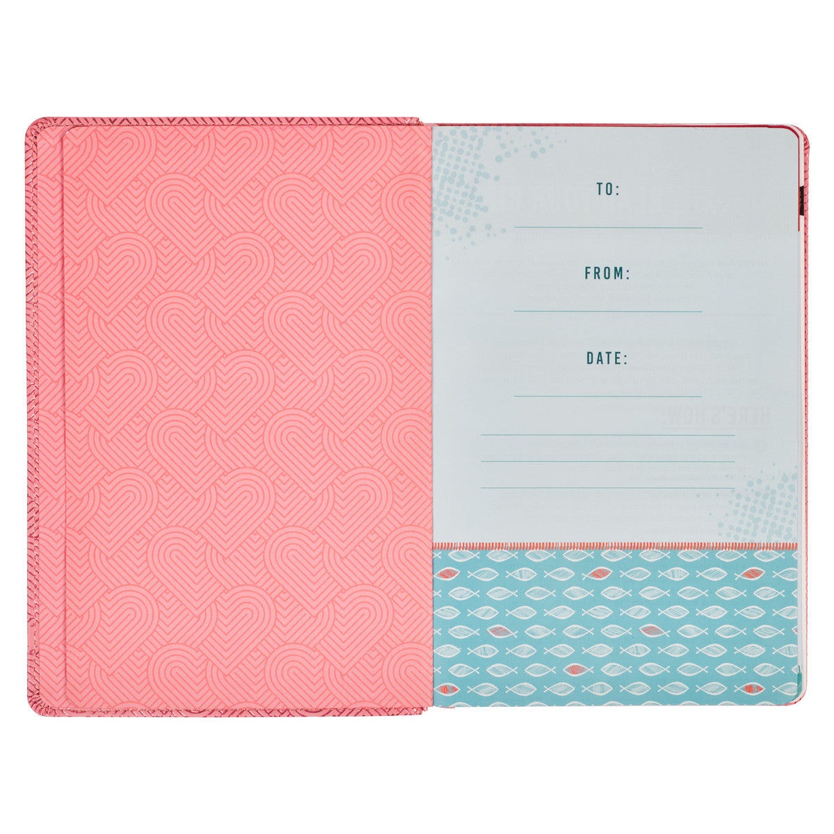 Blossom Pink Heart KJV Kids Bible